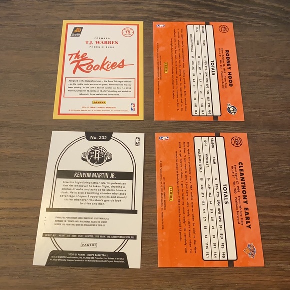 NBA Rookie 4 Card Lot - Picture 2 of 2